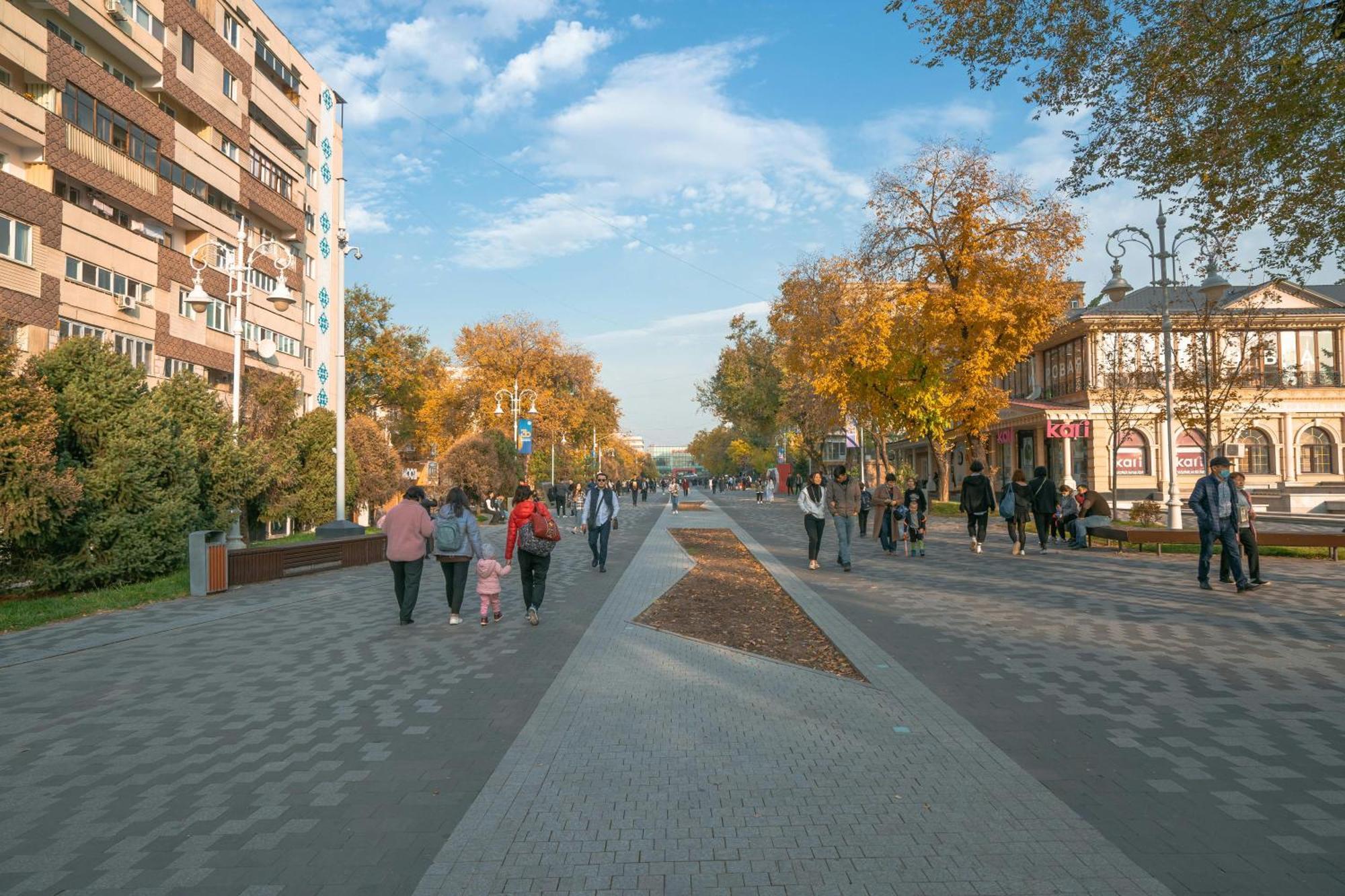 Apartment Nadezhda At Zheltoskan 77/79 Almaty Luaran gambar